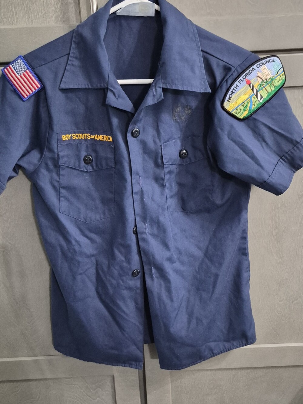Official Youth Navy Short-Sleeve Uniform Shirt